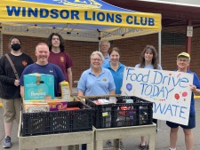 8/21-Windsor Lions Food Drive-Volunteers