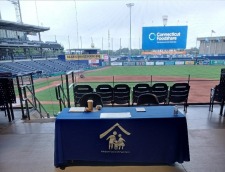 2021 Walk Against Hunger Table at Dunkin' Donuts Stadium